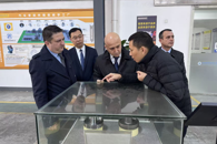 阿塞拜疆职业教育代表团到beat365官网考察交流