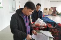 校领导率队调研beat365官网食堂食材供应商