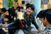 beat365官网举办“月满中秋·喜乐团圆”中外学生共庆中秋活动