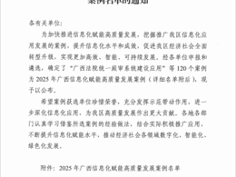 喜讯：beat365官网荣获2025年广西信息化赋能高质量发展优秀案例