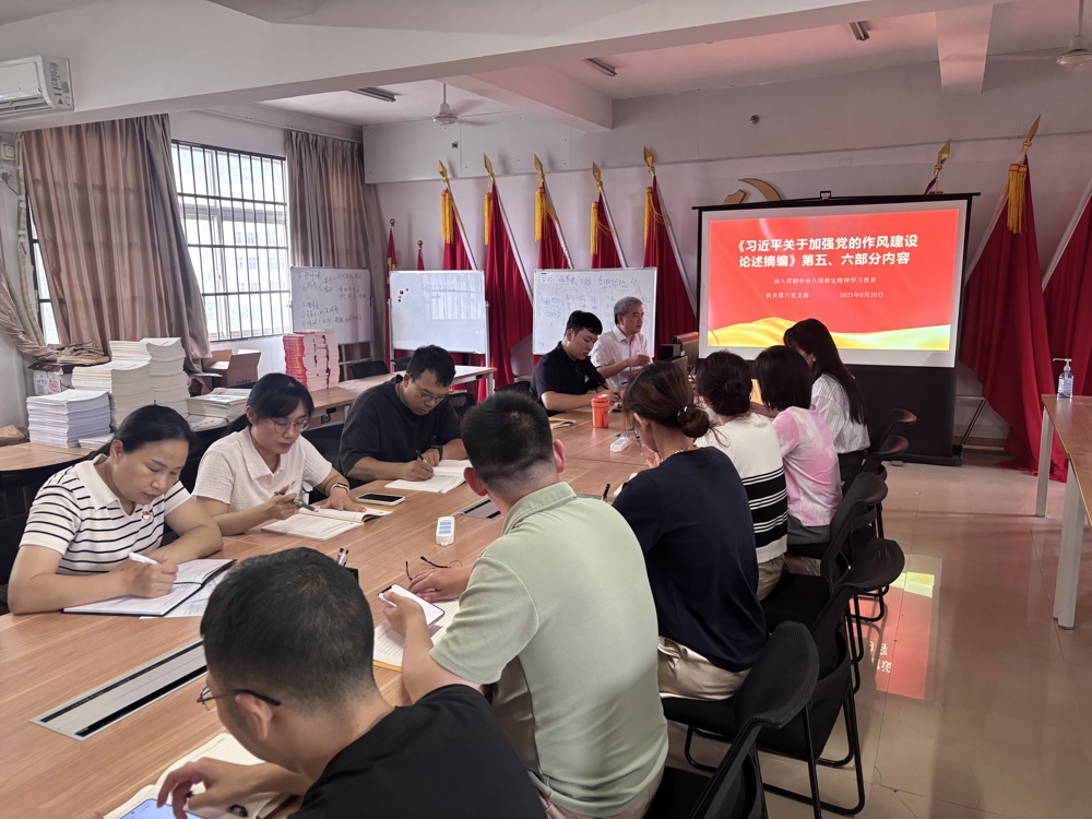 主题党日活动现场