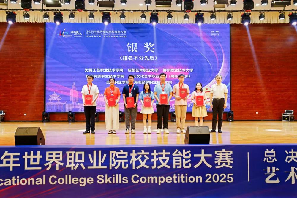 参加2025年世界职业院校技能大赛获得银奖